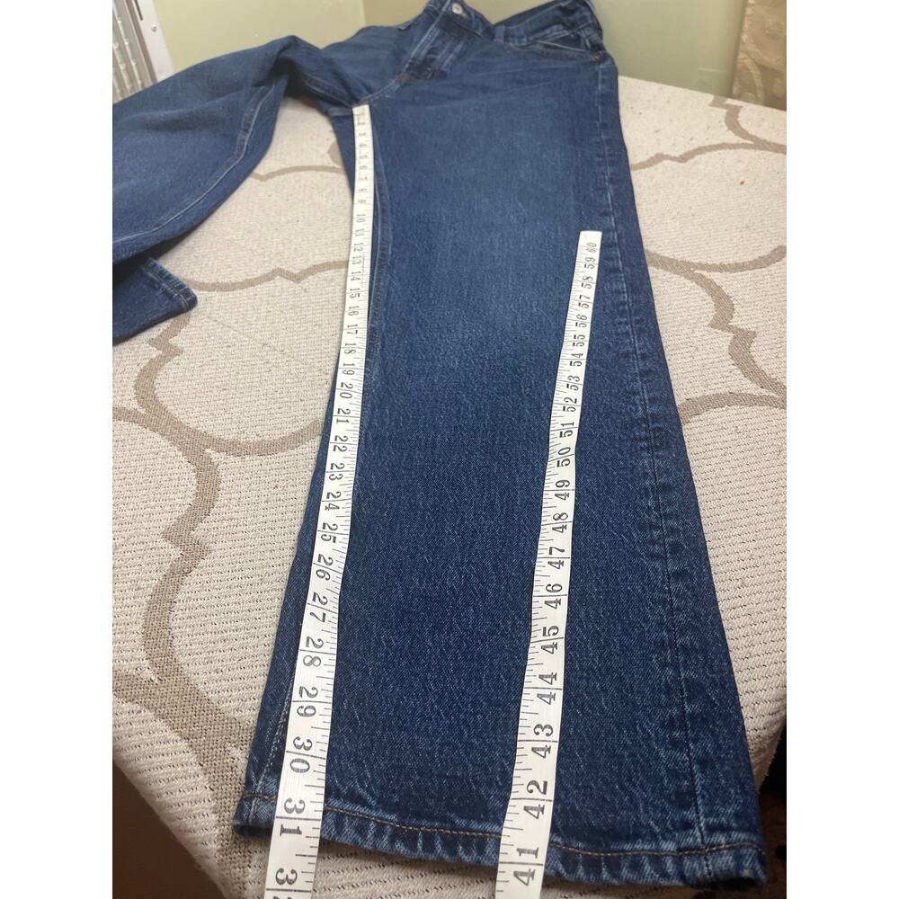 Old Navy Mid-Rise The Slouchy Straight Leg Marin blue jeans, size 8, NWT - Picture 6 of 15